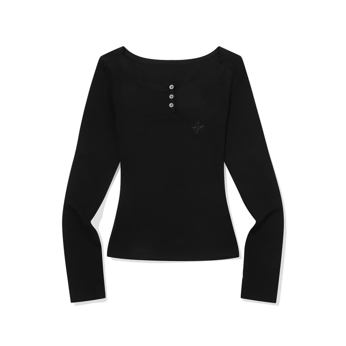 BLAVKNESS LONG SLEEVE TOP_BLACK