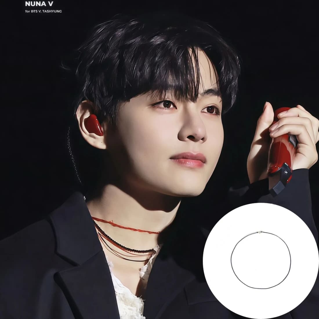[BTS V] Thin Single Original Necklace / Handmade Thread Necklace