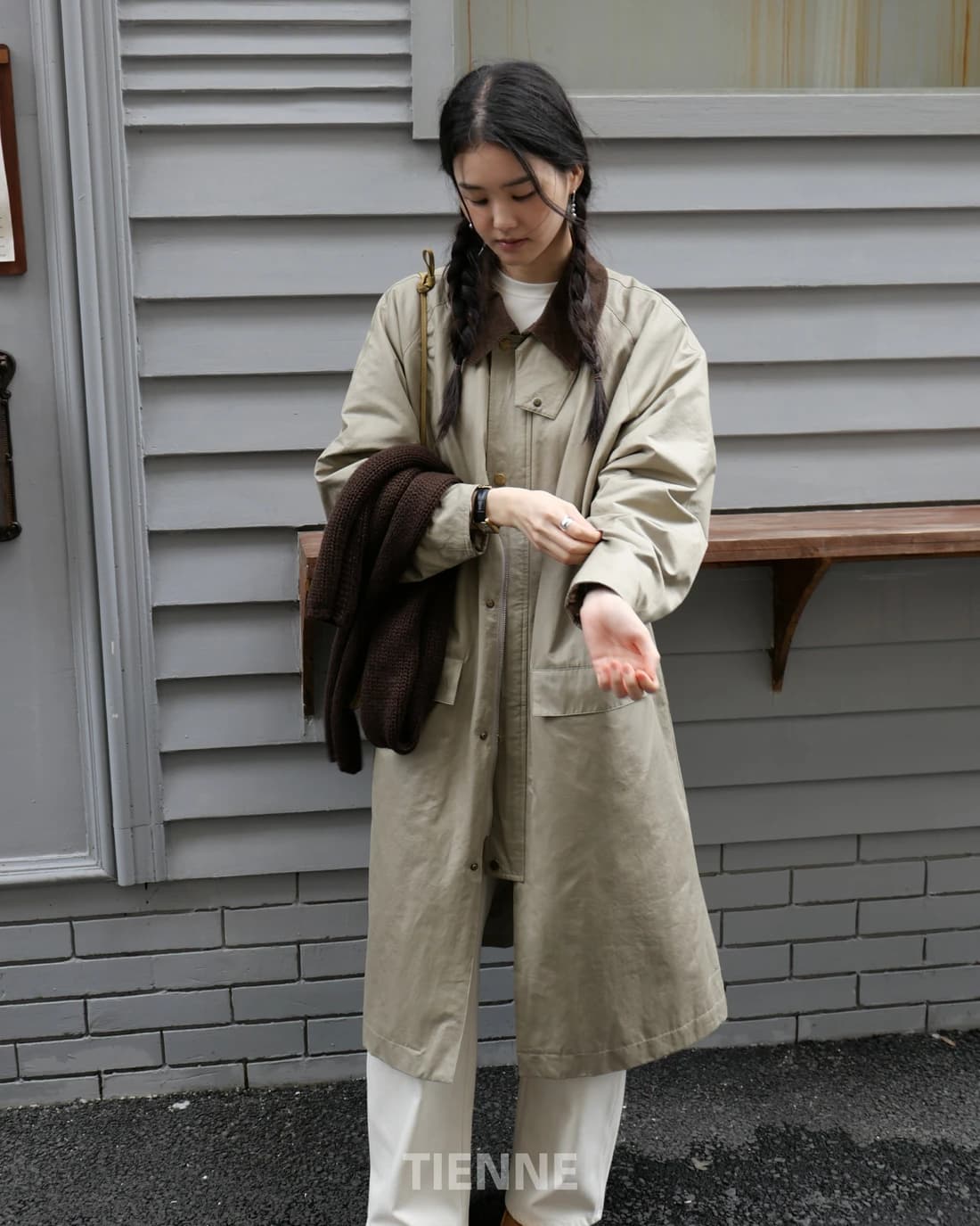 Montre Beige Coat - Khaki Beige
