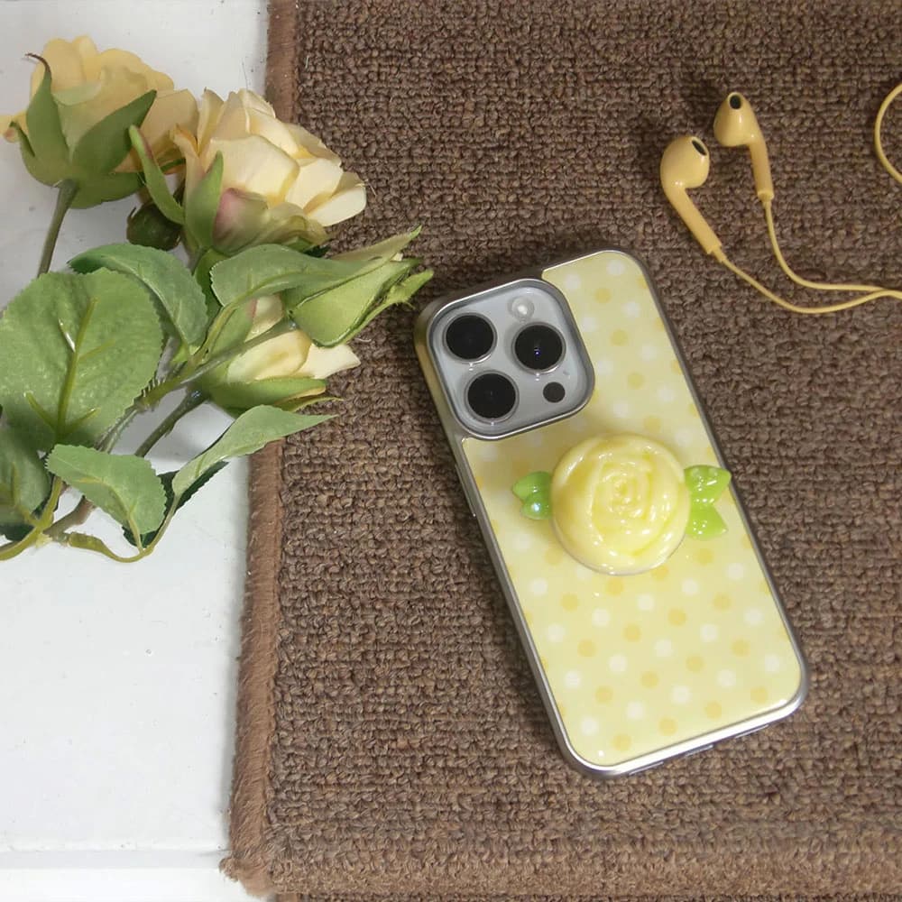 【MagSafe対応】Summer Dot Case_Yellow