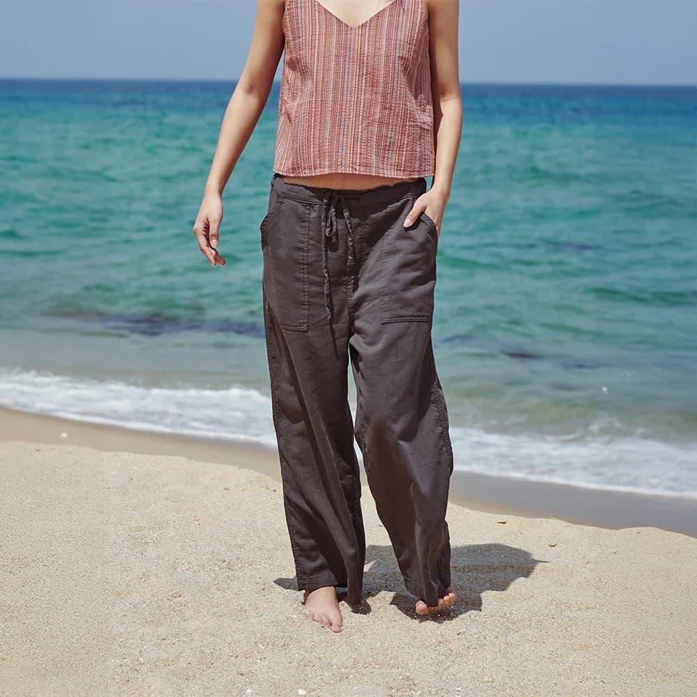 Roam Wide Pants Charcoal