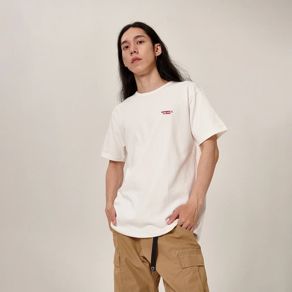 Naz Classic Logo T-Shirt White