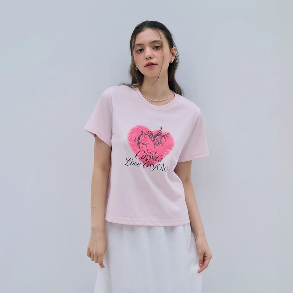 MET crack cupid T-shirts Milky pink