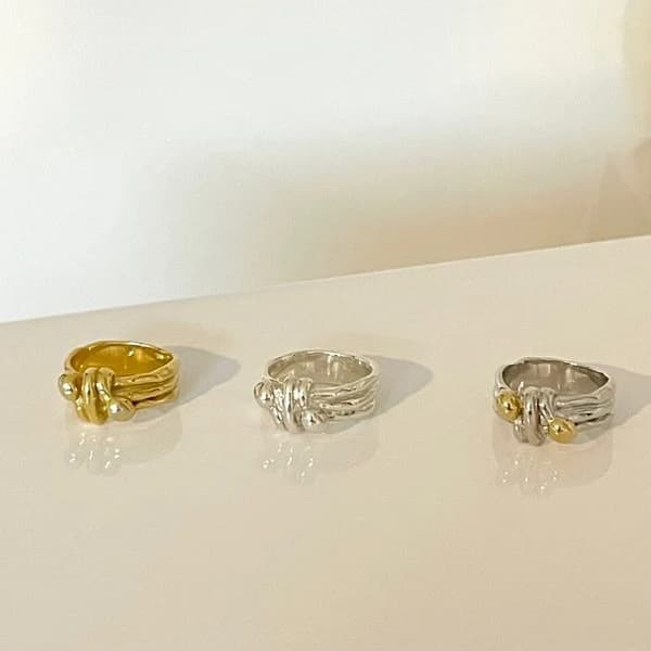 love & forgive olive ring