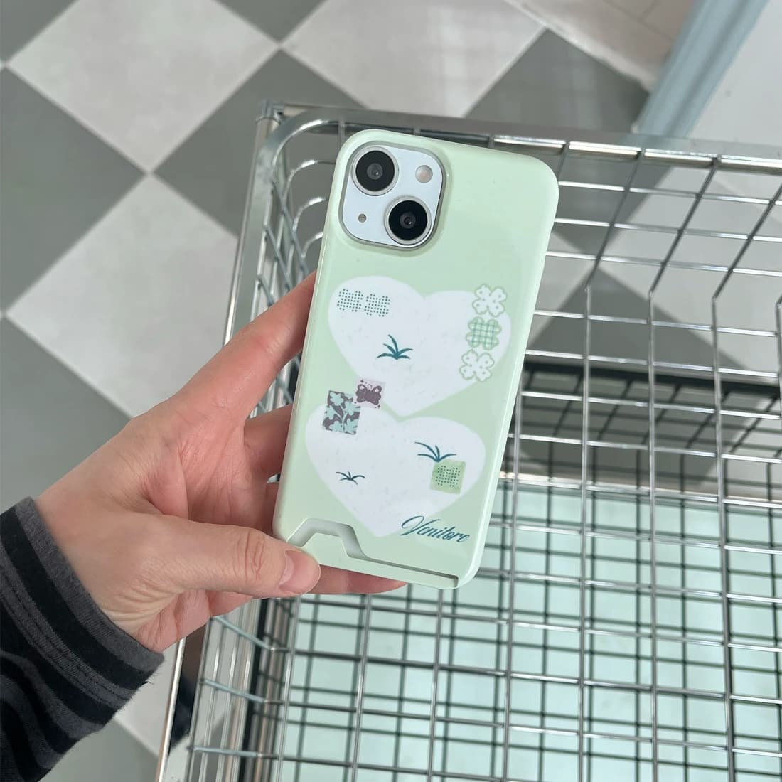 Spring-Scented Pieces • Glossy Hard Card Holder Case