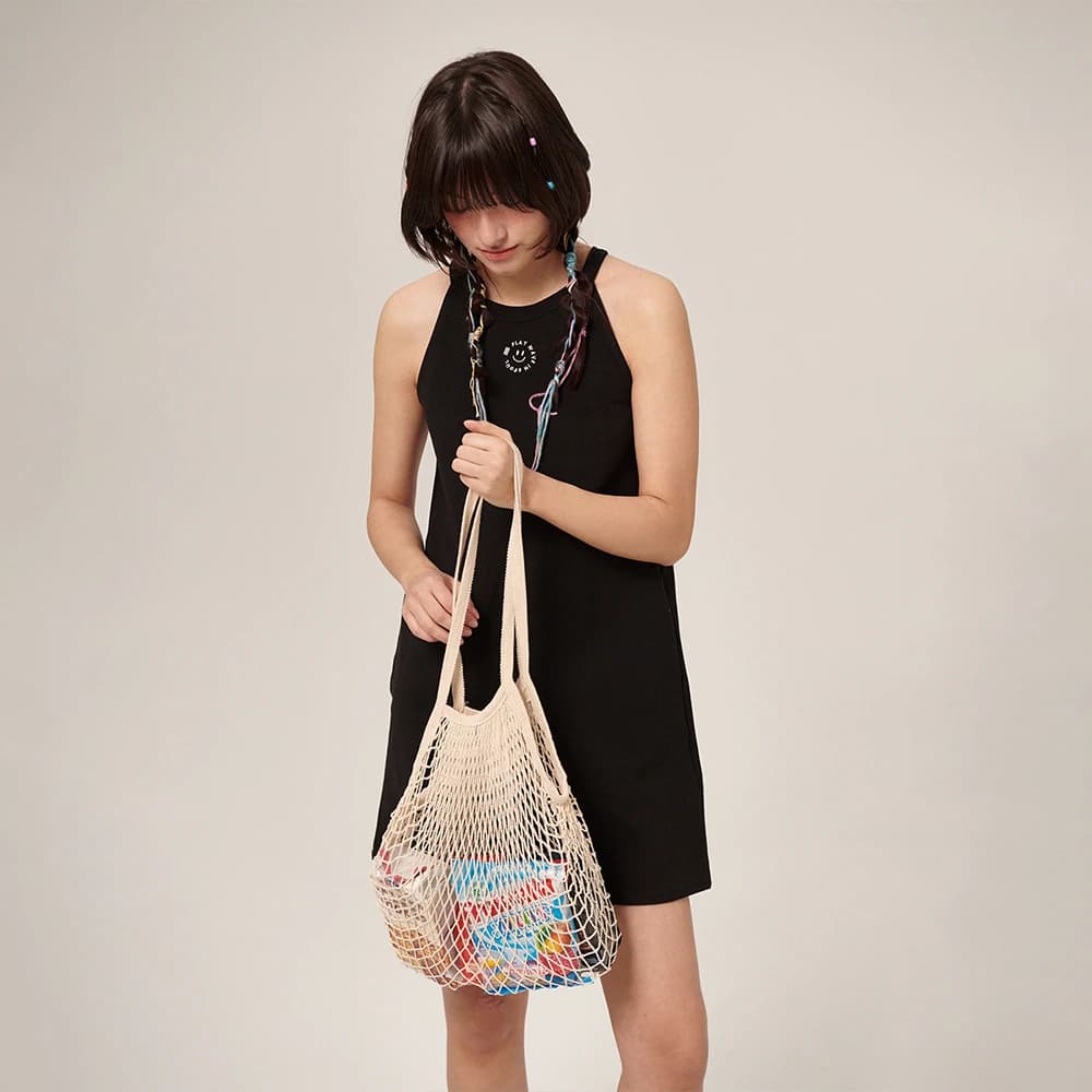 Lettur Halterneck Onepiece Black