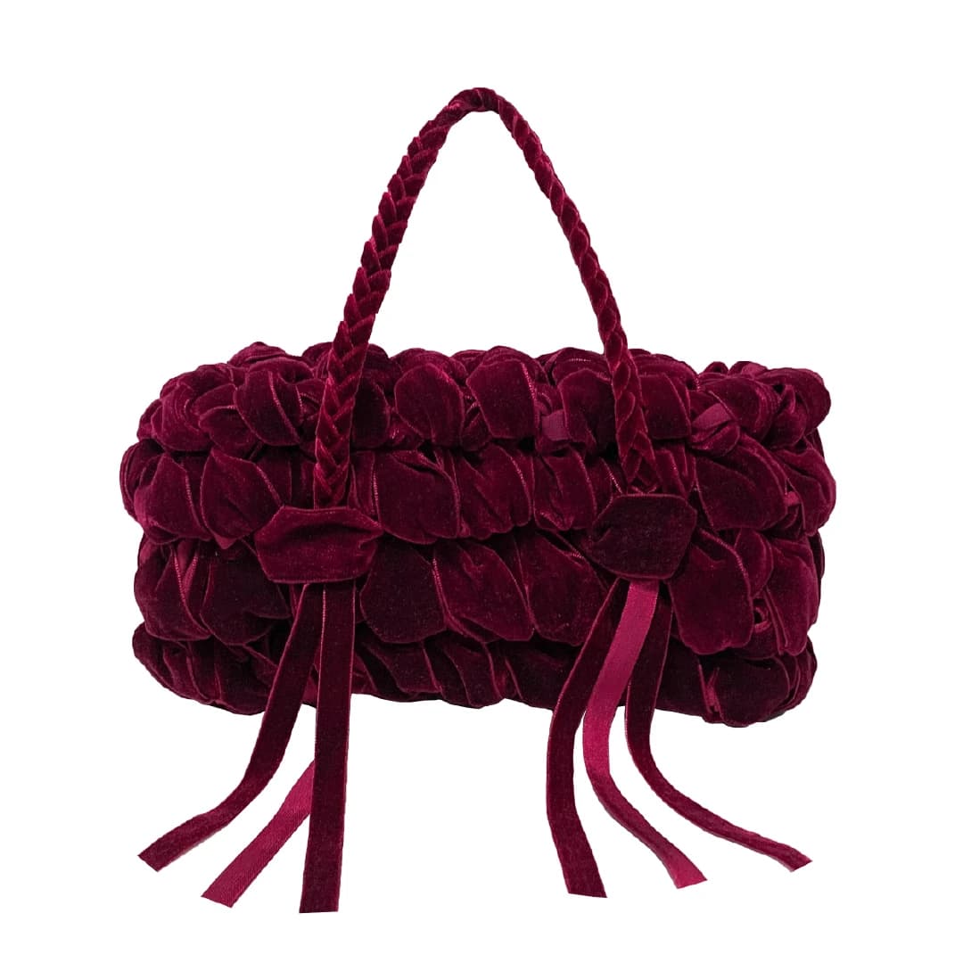 BOX BAG (PLUM)