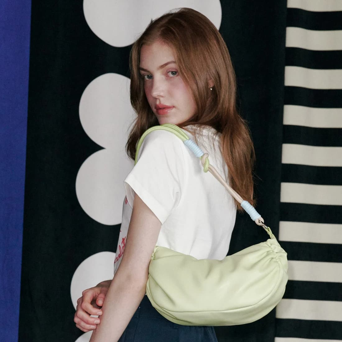 [HAST] Bunny Rope Bag - Mint