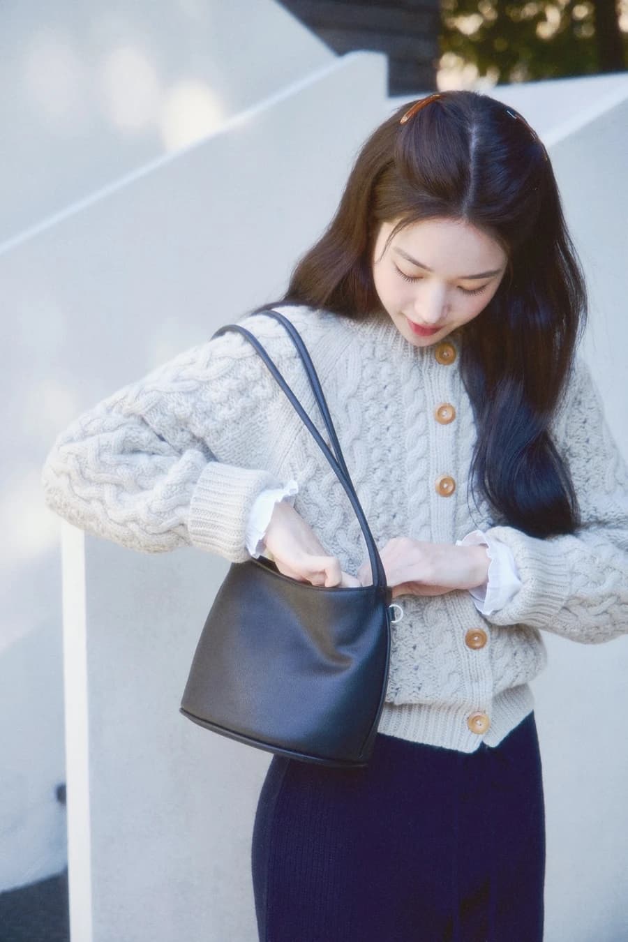 AHOHA_BONGBONG BAG_Black