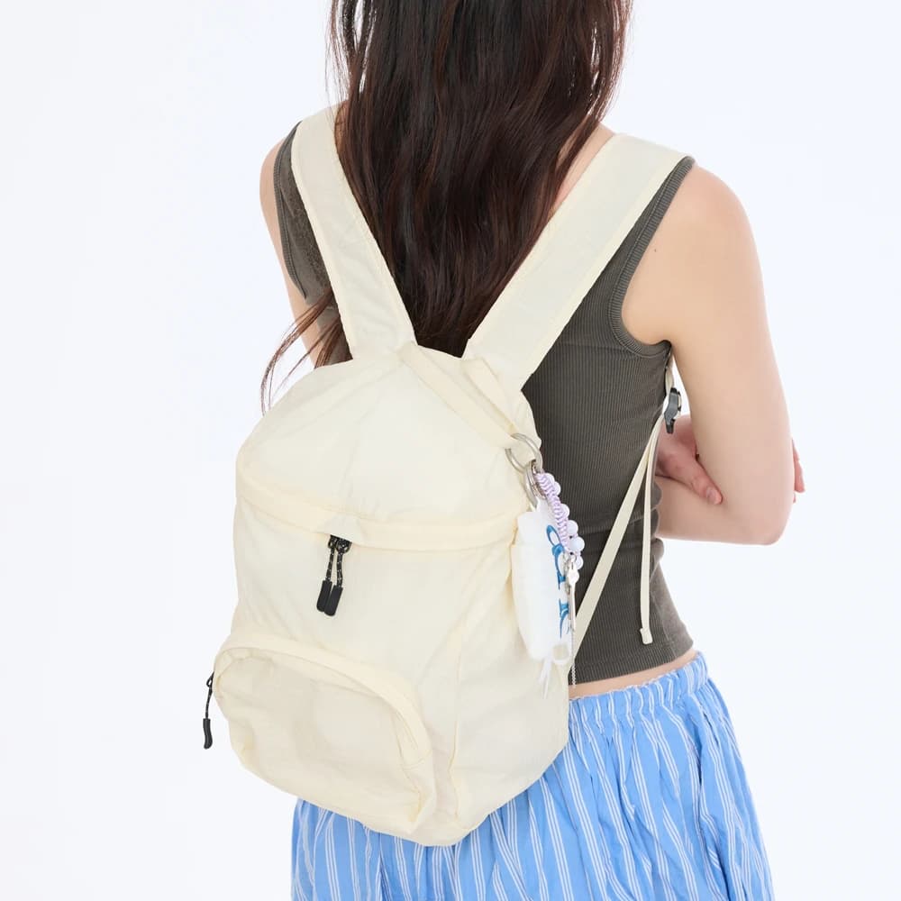 501 LIP NYLON BACKPACK [LEMON]