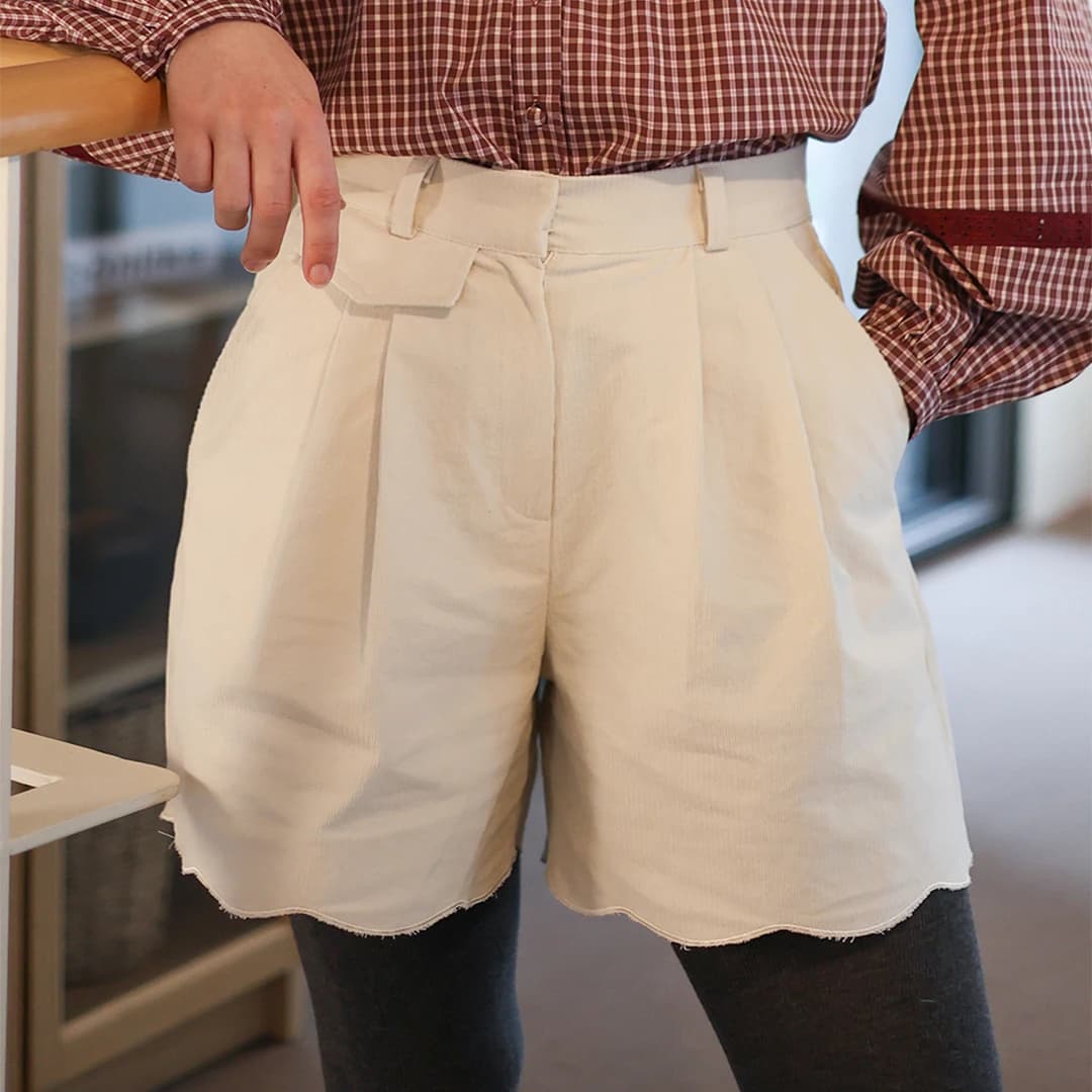 Tulip Corduroy Pants_cream