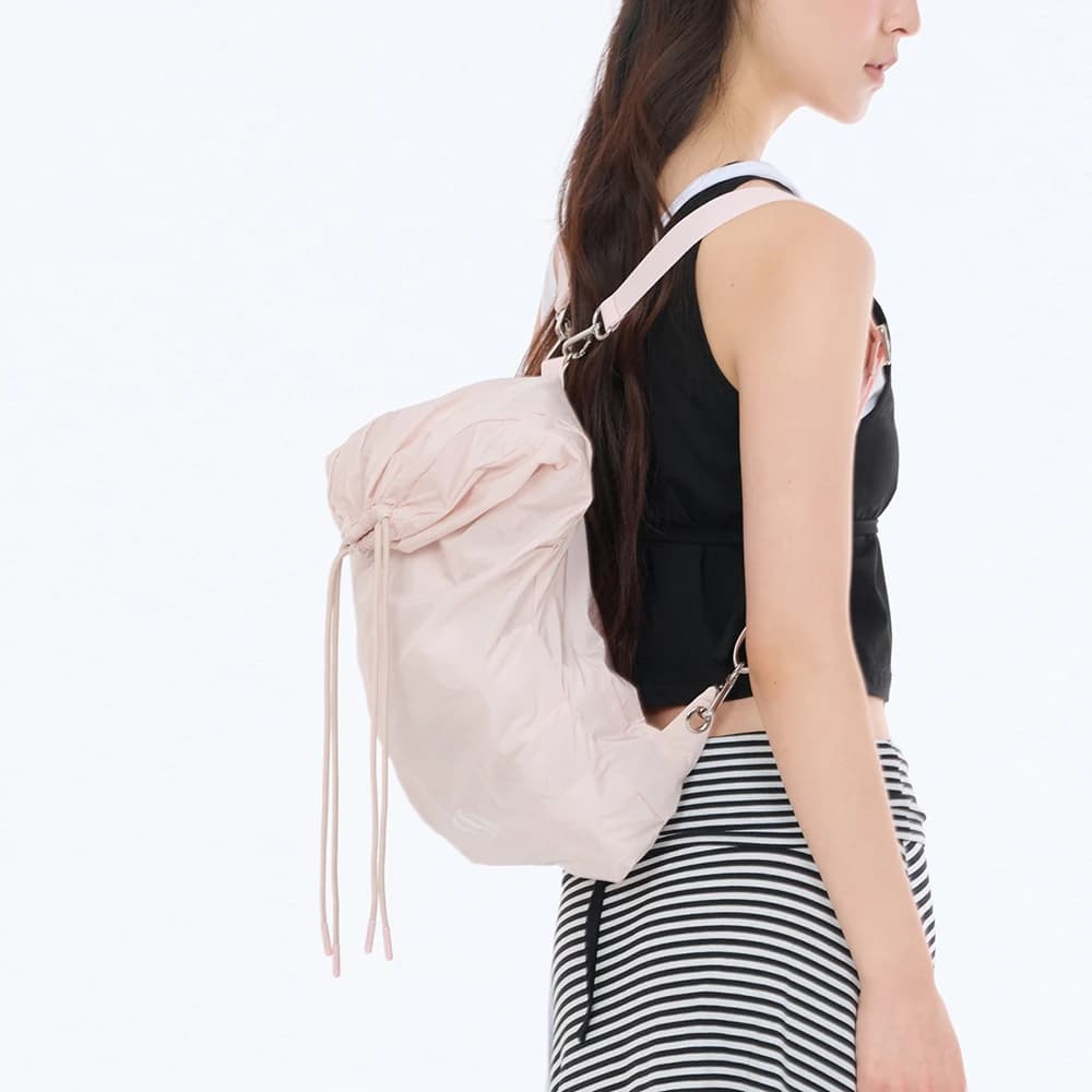 502 LIP LIGHT STRING BACKPACK [PINK]