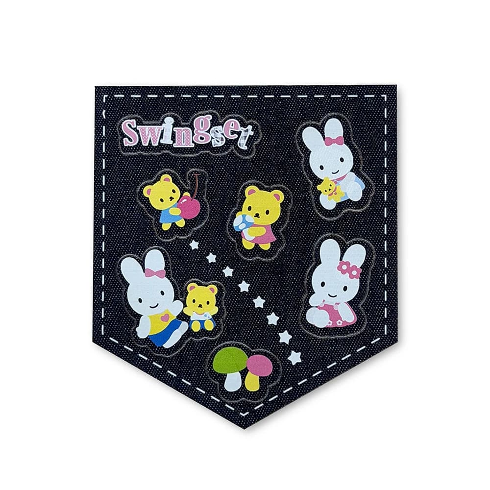 [X YOUNGART] KIDDY&JINI Denim Pocket Sticker