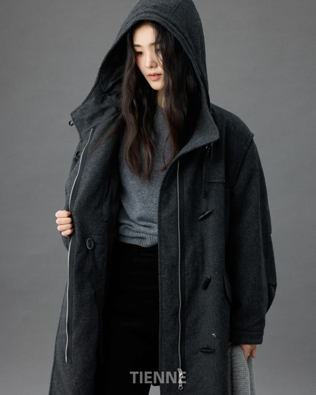 Gravier Hooded Wool Coat