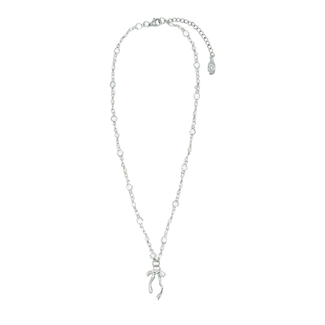 [Celeb Pick] Glow shine ribbon Necklace