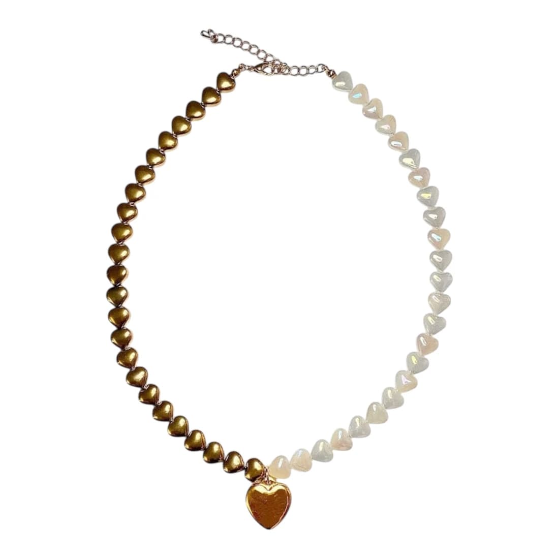 Heart Design Necklace (Gold)