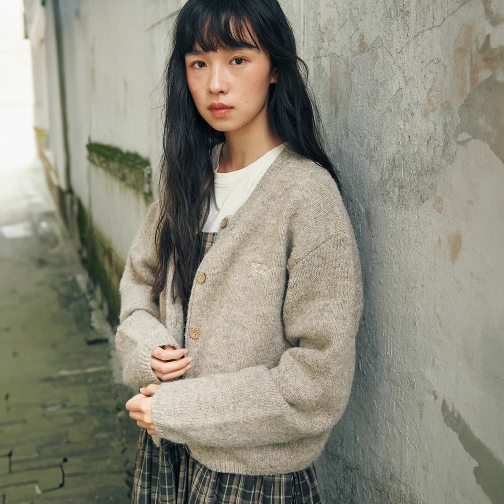 Ebbe Mild Wool Cardigan Beige