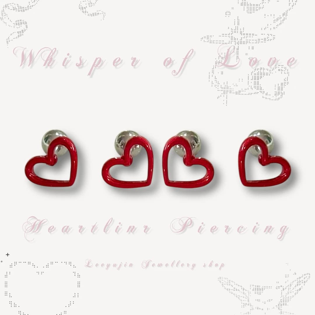 Heartline earring