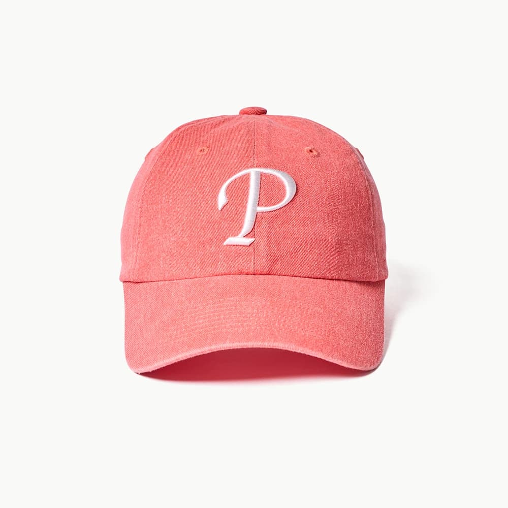 Love Poem Ball Cap - Red Orange