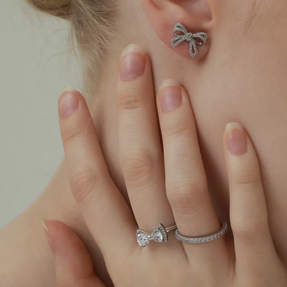 [Silver925] Hue Bow Ring