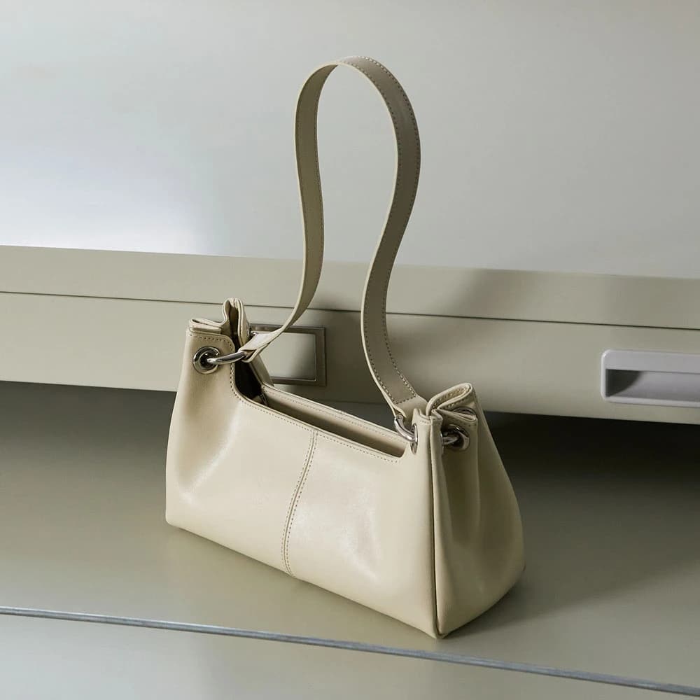 Mael Shoulder Bag_S_Classic_Cloud Cream
