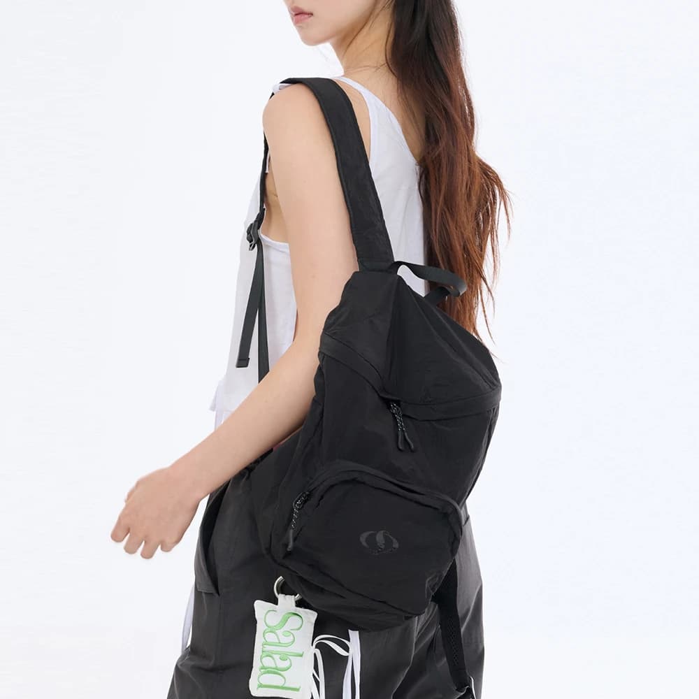 501 LIP NYLON BACKPACK [BLACK]