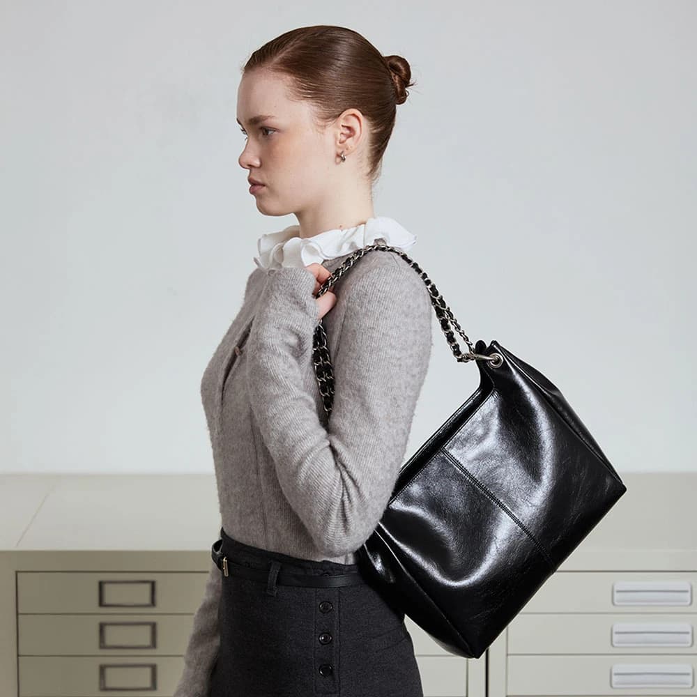 Mael Shoulder_L_Chain_Black  