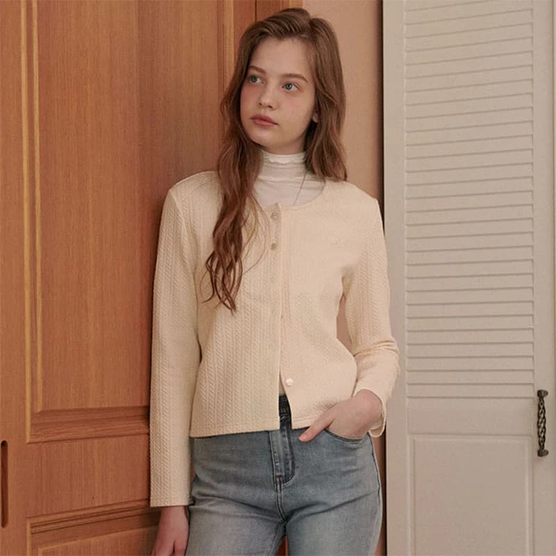 Twist Cardigan - Soft Cream