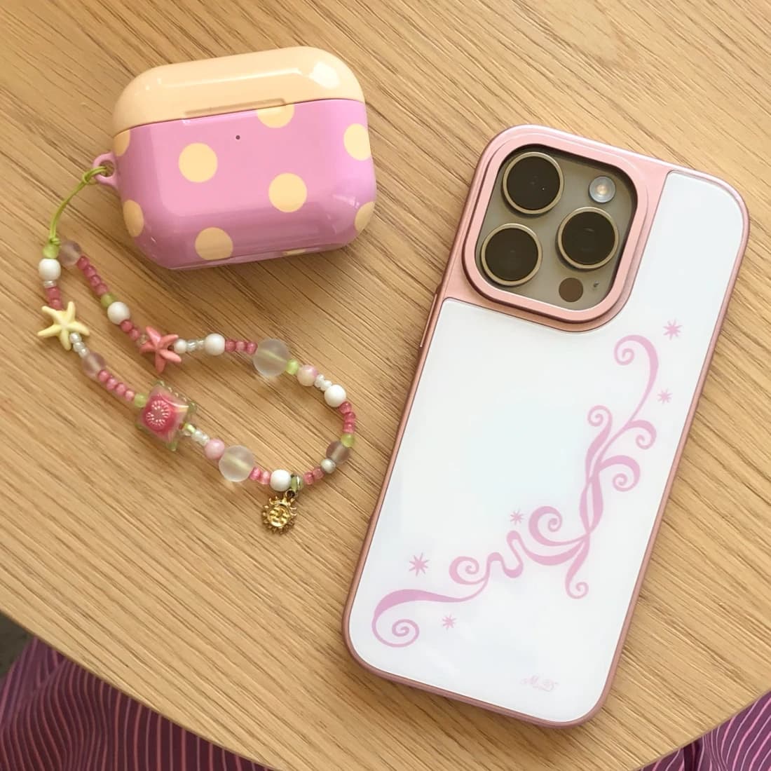 Wavy Color Bumper Case (PINK)