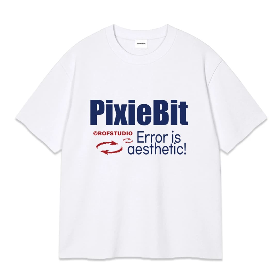 PIXIE BIT OVER FIT T-SHIRT (3color)
