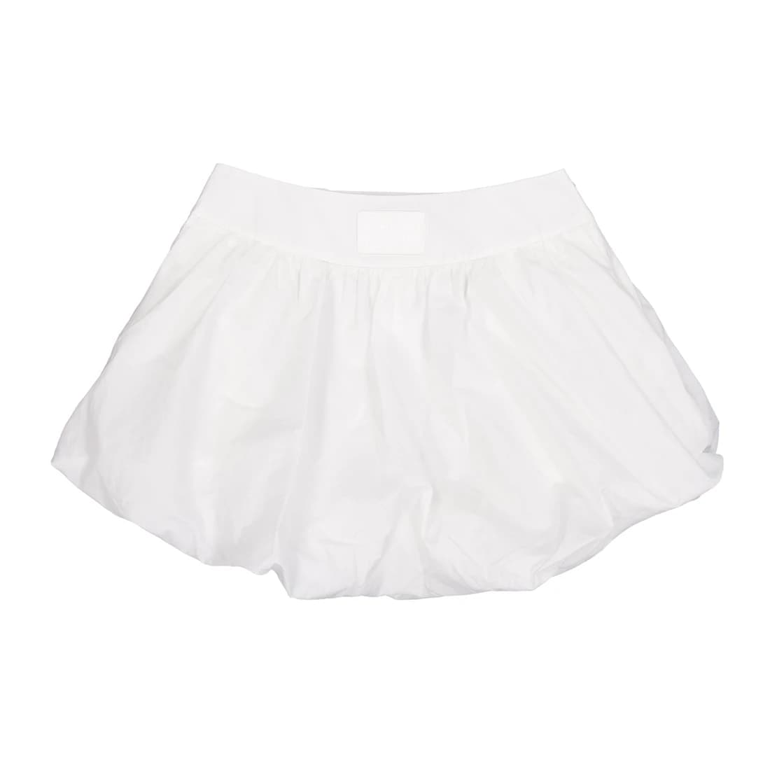 [UPDRAFT] BALLOON NYLON SKIRT WHITE