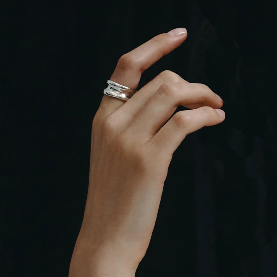 Big wave Ring