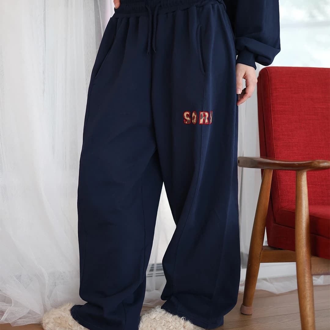 Logo Leo Sweat Pants_navy