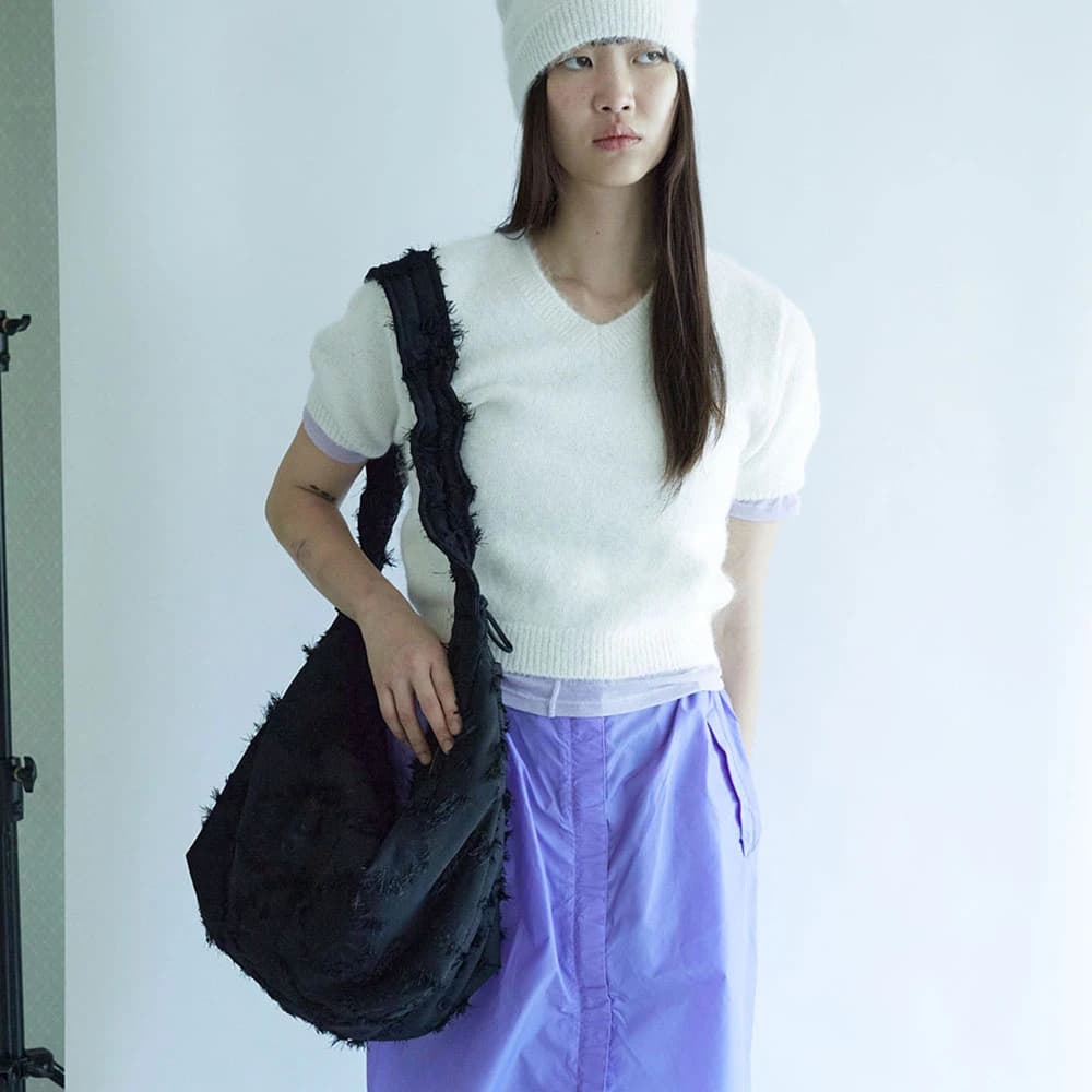 Porcelain bag (Large) - Black