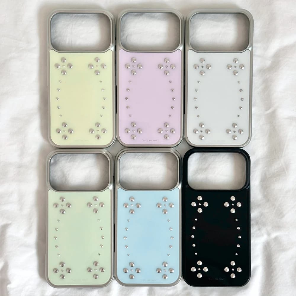 stud flower phone case
