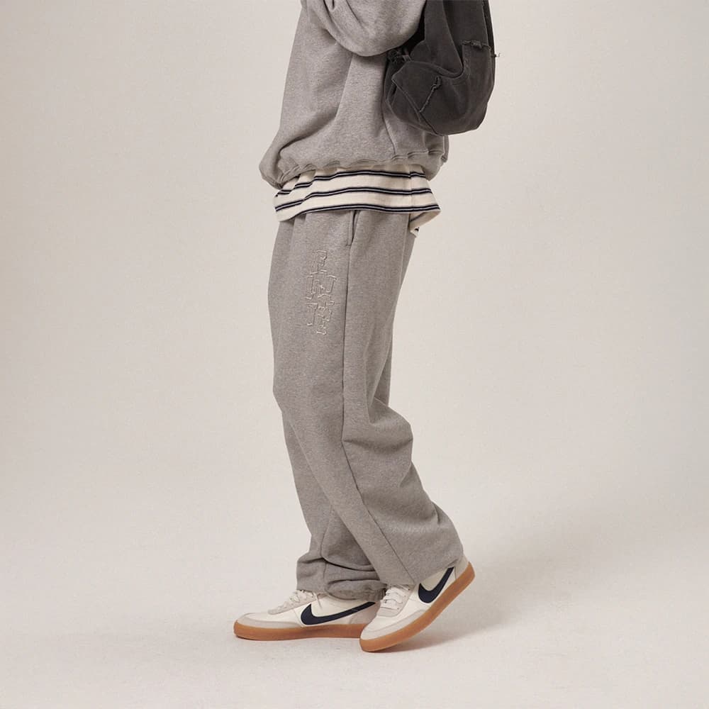 Soulu Patchwork Sweatpants Grey Melange
