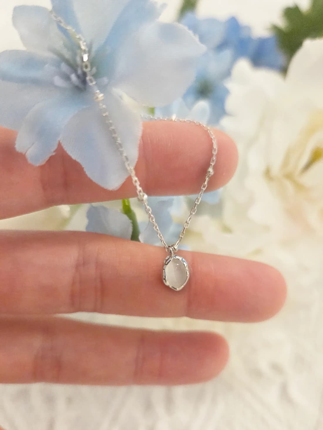 [Silver925] Wave Glow Oval Bracelet