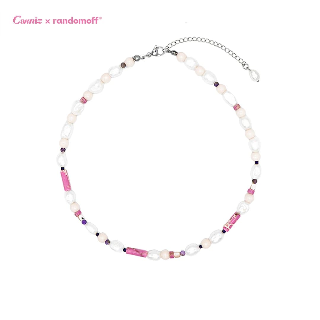 [ROF X CANNIZ] GIGGLE NECKLACE [PINK]