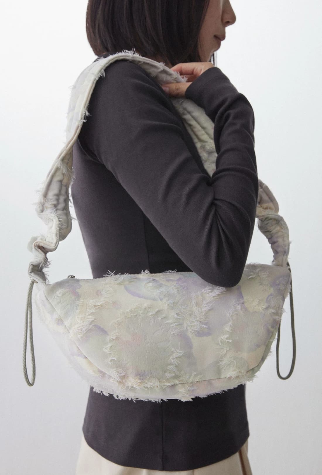 Porcelain bag (small) - Purple Green