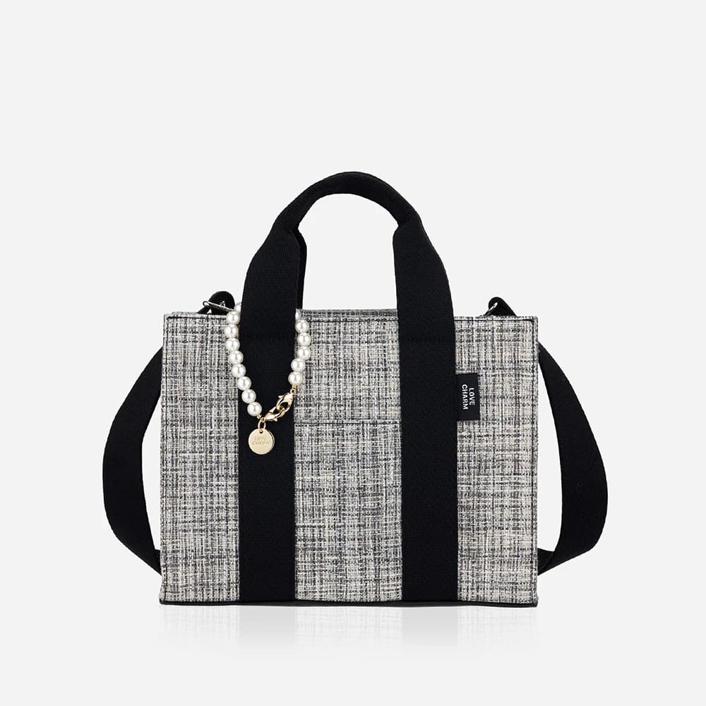 Tweed Canvas Bag_Medium