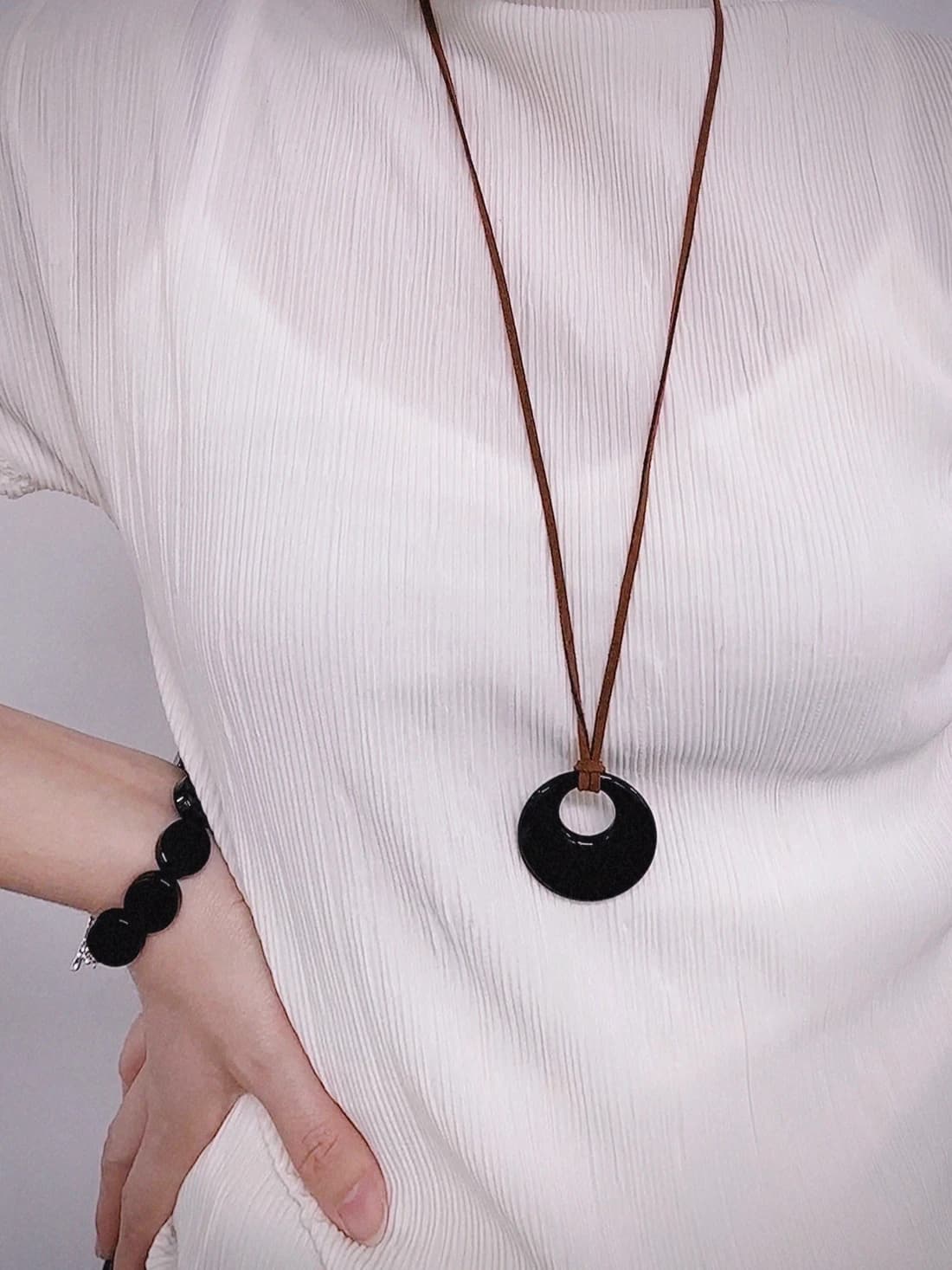 Onyx Pendant Necklace