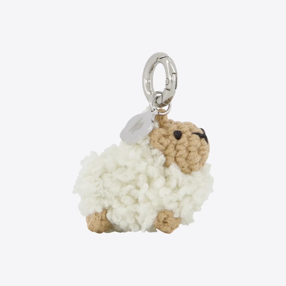 Sheep Knit Keyring (Handmade)
