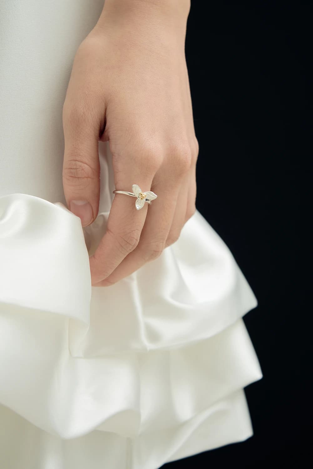 Mini Petal Ring (gold)