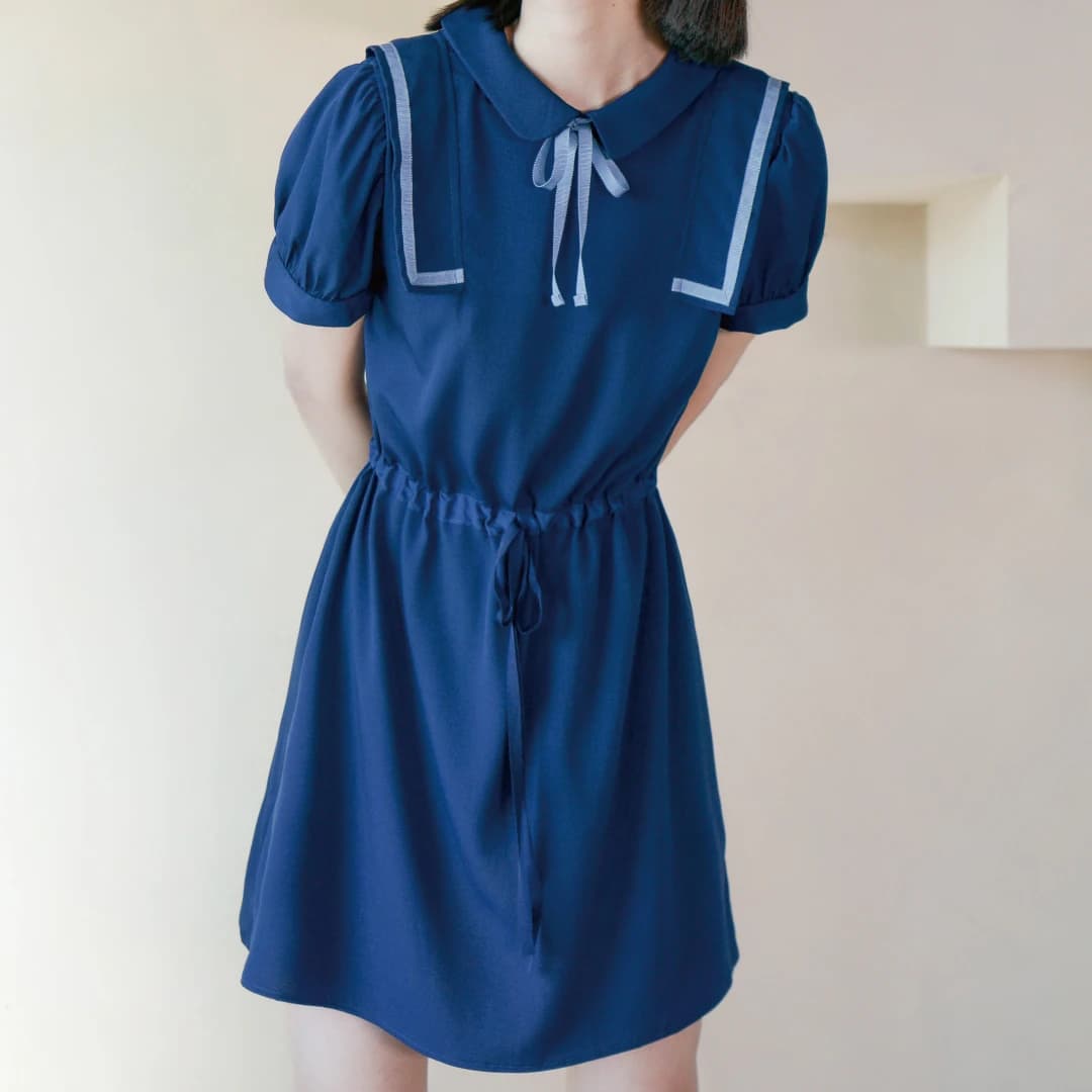 Dorothy dress(Navy)