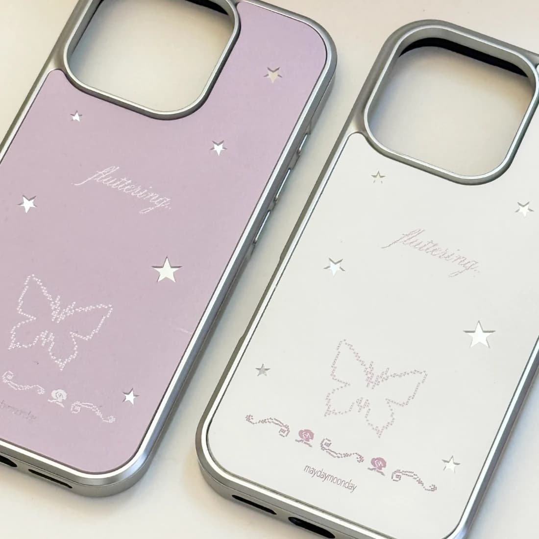 Butterfly Mirror Bumper Case(2 Color)