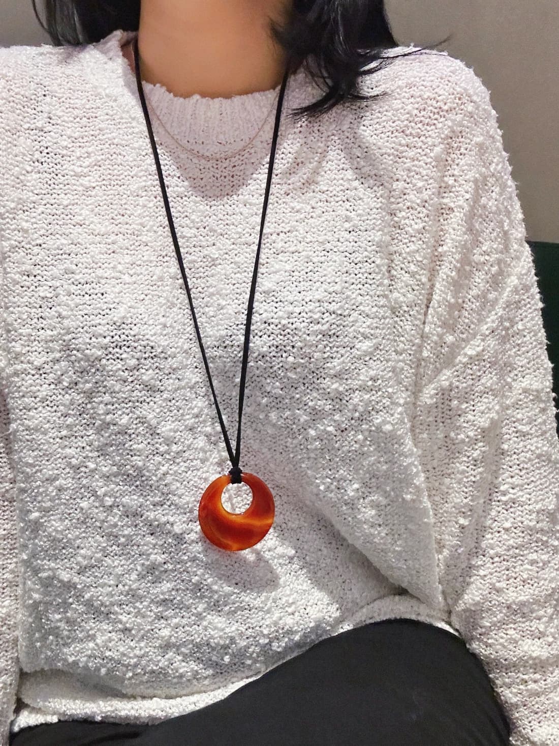 Carnelian Pendant Necklace