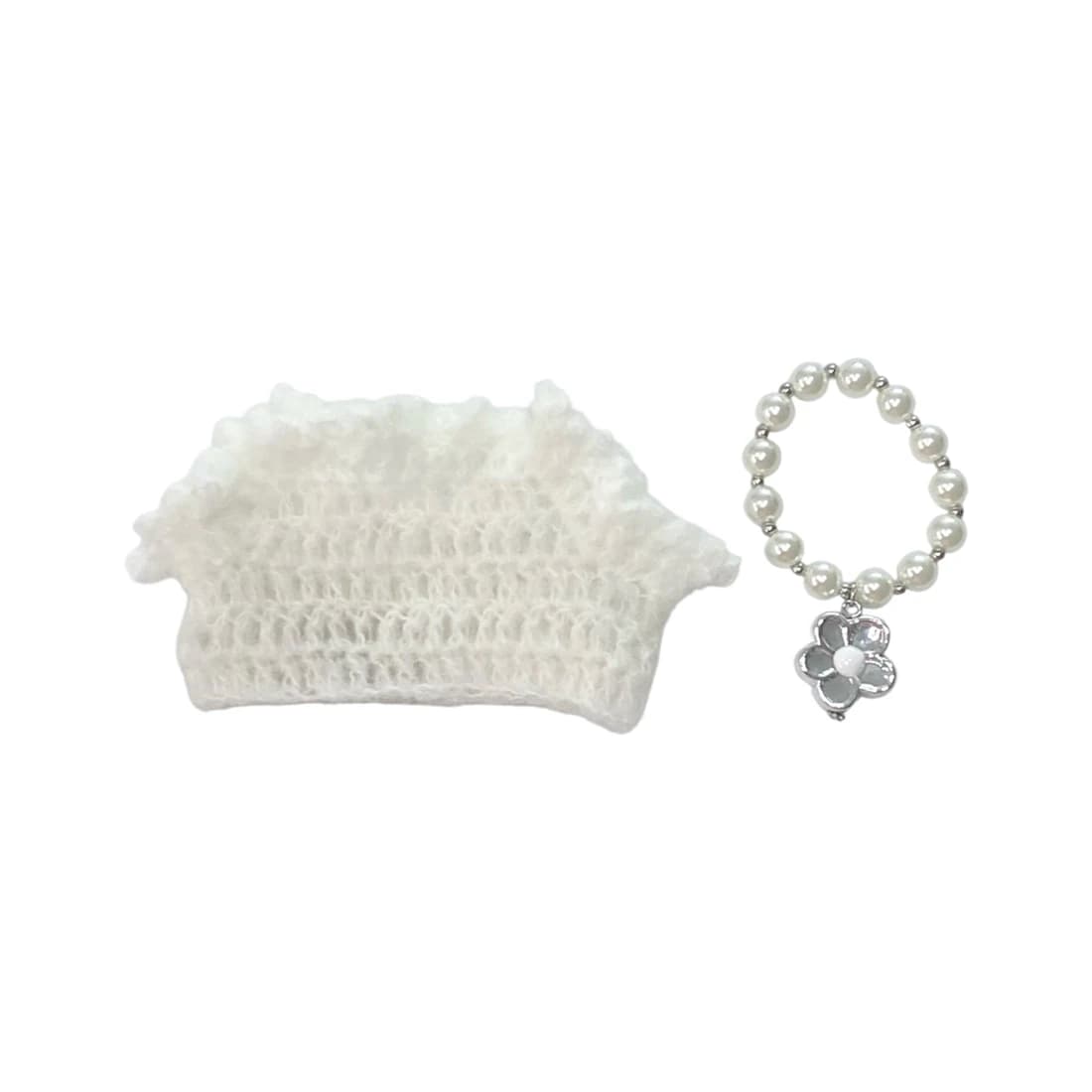Top & Necklace Doll Clothes Set