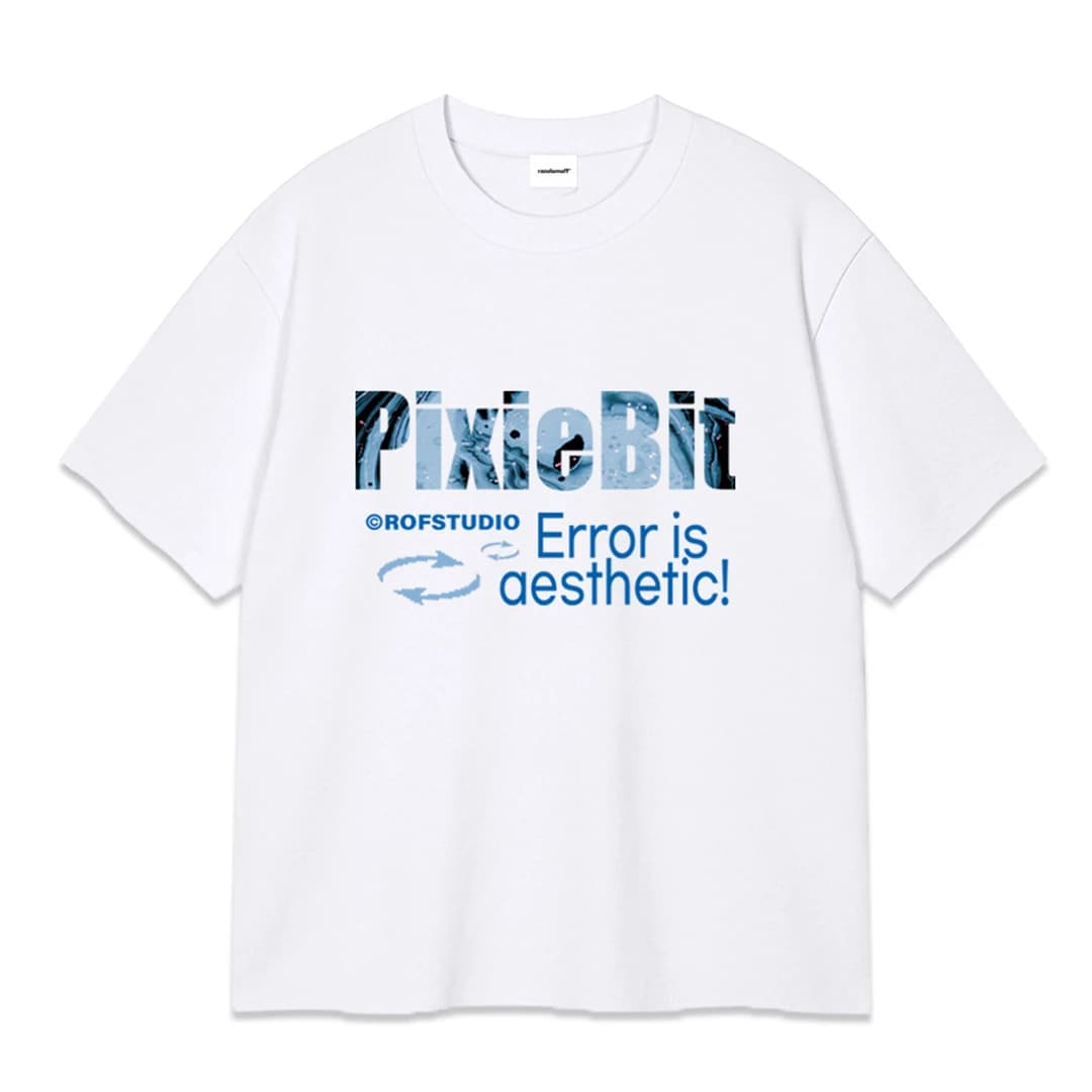 PIXIE BIT PAINTING OVER FIT T-SHIRT (3color)