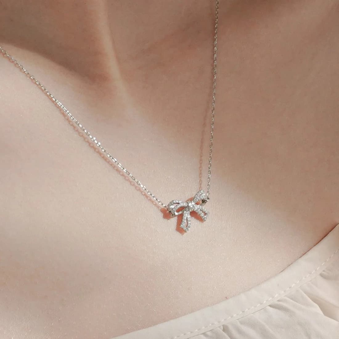 [Silver925] Mysore Bow Necklace
