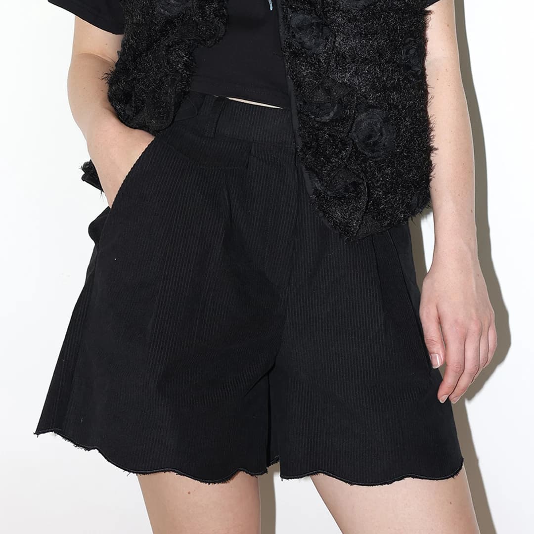 Tulip Corduroy Pants_black